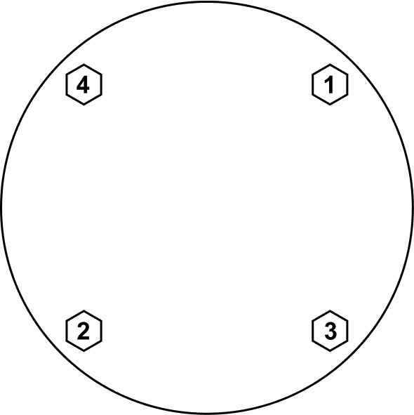 4 bolt torque pattern